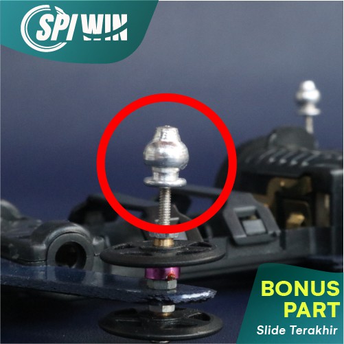 KUBAH BAUT TIANG ROLLER MASJID 2MM MUR TAMIYA MINI 4WD SPEED SLOOP Lock Nut NUTS Ball Cap Pentol