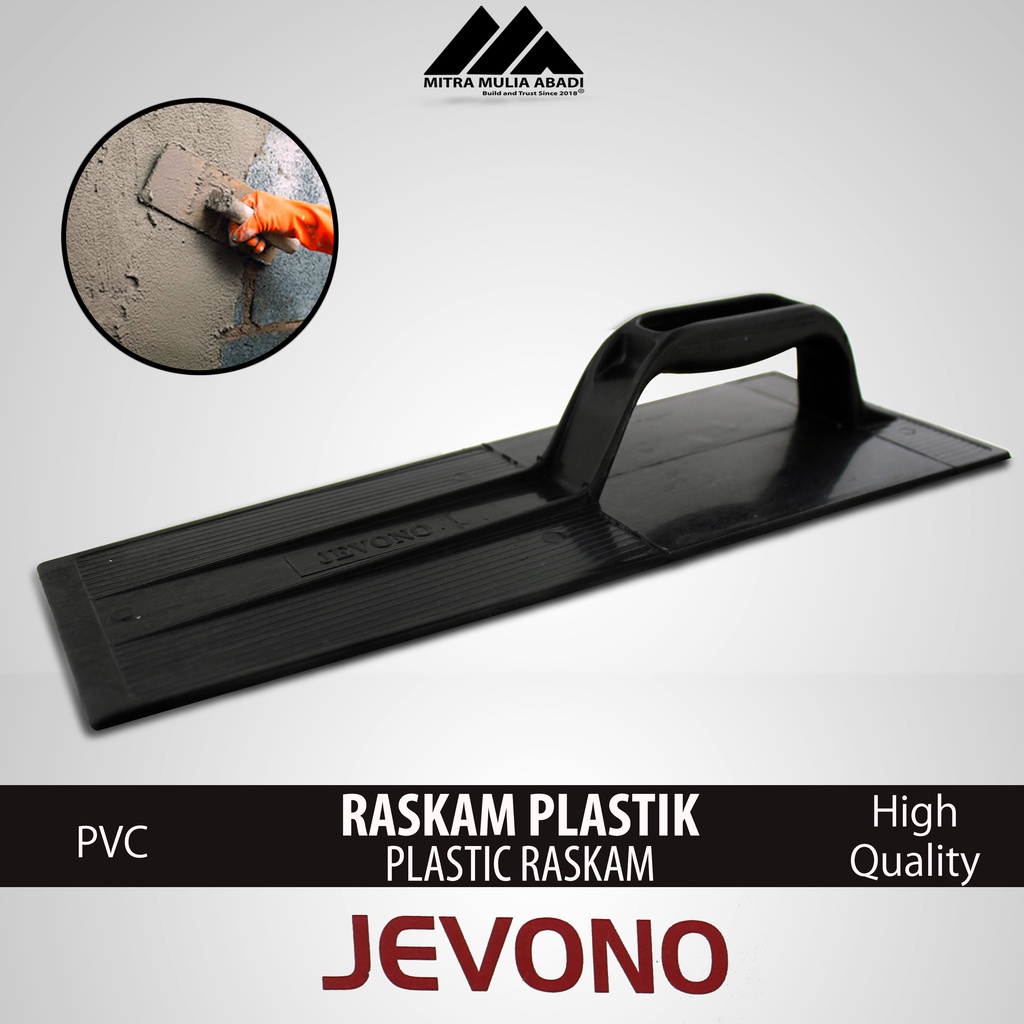 Raskam Plastik PVC / Penghalus Rata Semen