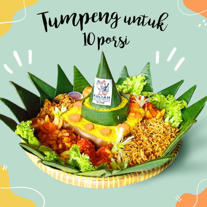 

TUMPENG NASI KUNING 10 PORSI LAUK BANYAK MURAH