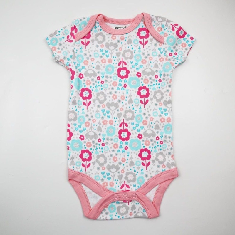 BABY K2- BABY BODYSUIT  ISI 5 PCS MOTIF DADY HAPPY