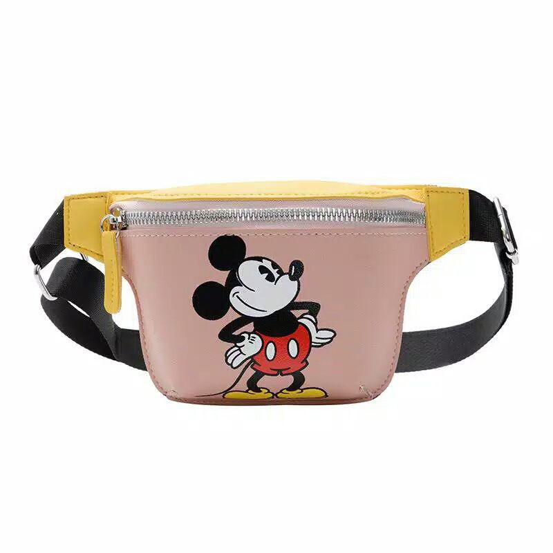 Tas slempang mickey anak /waistbag mickey/waistbag anak