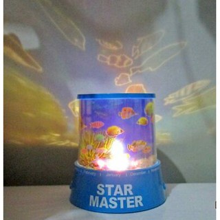 Image of thu nhỏ Star Master Lampu Tidur Proyektor Dolphin lumba - lumba laut biru samudra bagus #0