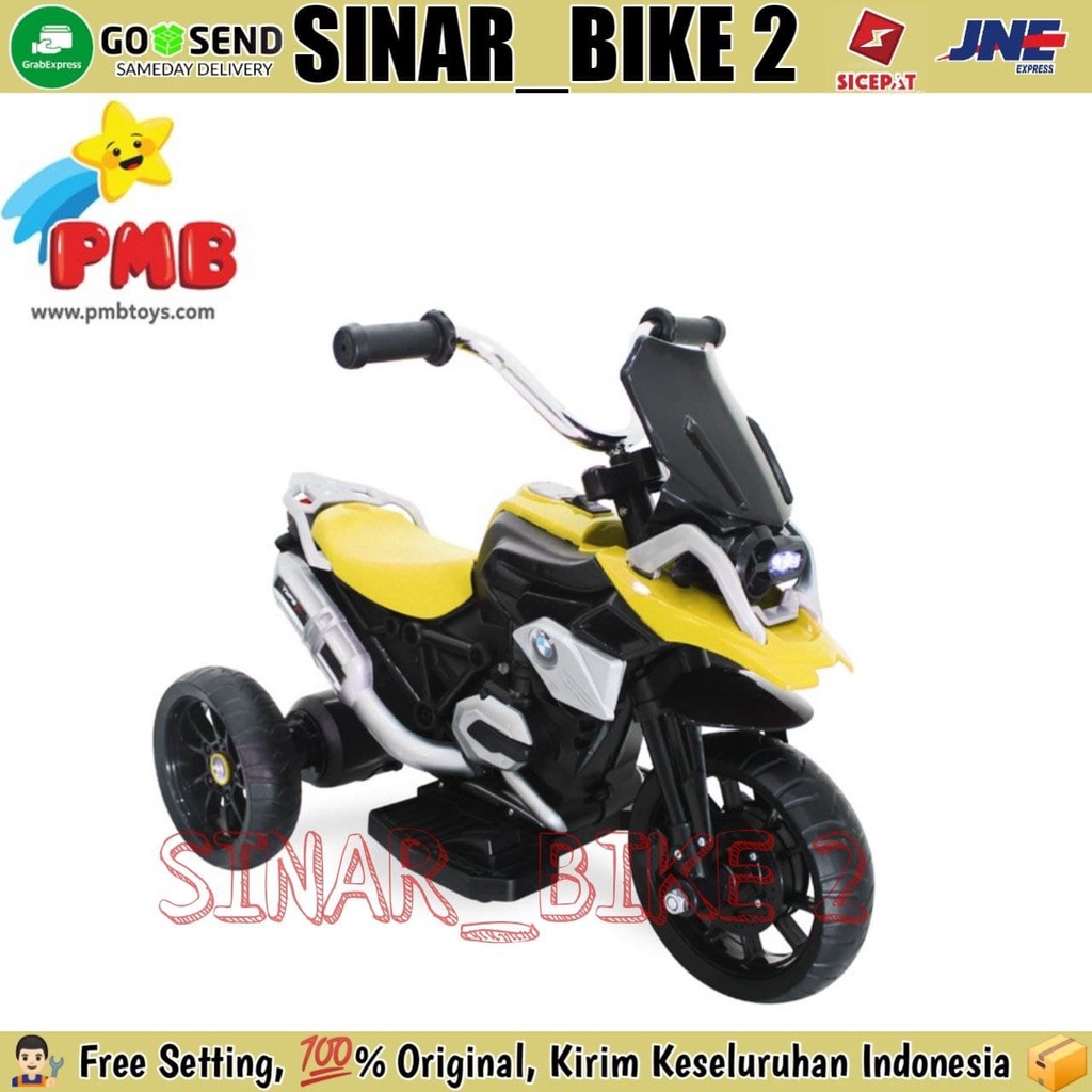 Mainan Ride On Motor Aki Roda Tiga Tricycle PMB M-888 Musik lampu