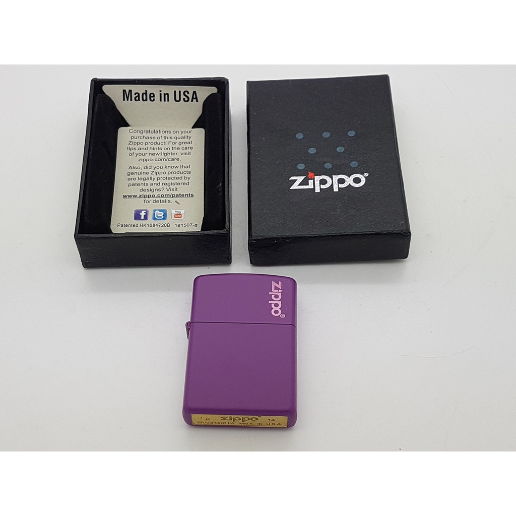 KOREK ZIPPO POLOS VIOLET TUA 1 SUARA