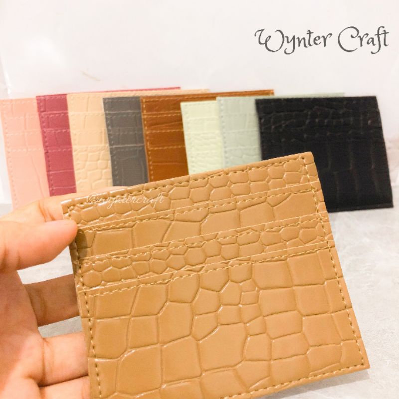 Card Holder Croco Mewah