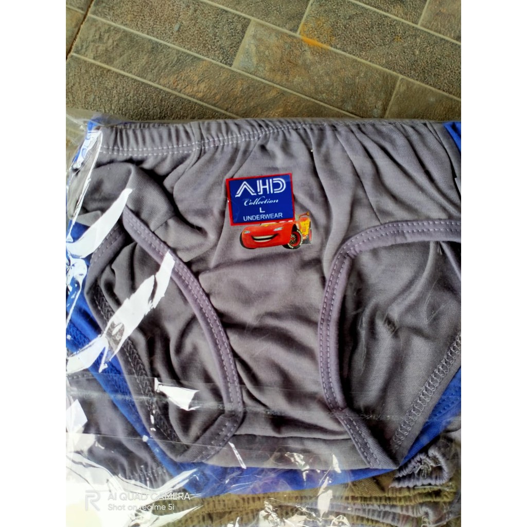 3 pcs Celana Dalam Anak Laki-laki AHD / CD anak Laki / Sempak Anak Laki Murah Berkualitas