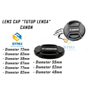 Tutup Lensa Kit Canon Lens Cap 18-55mm IS / STM Diameter 58mm