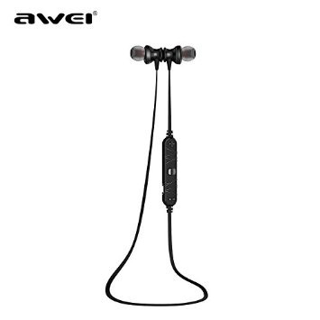 Awei Wireless Sports Earphones A980BL - Hitam