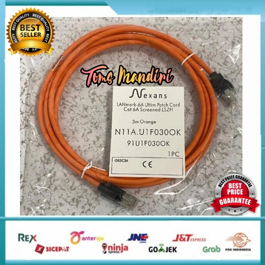 Kabel LAN UTP 3 M Cat6 Nexans /Cable Ethernet Lan utp cat6 3 M Nexans