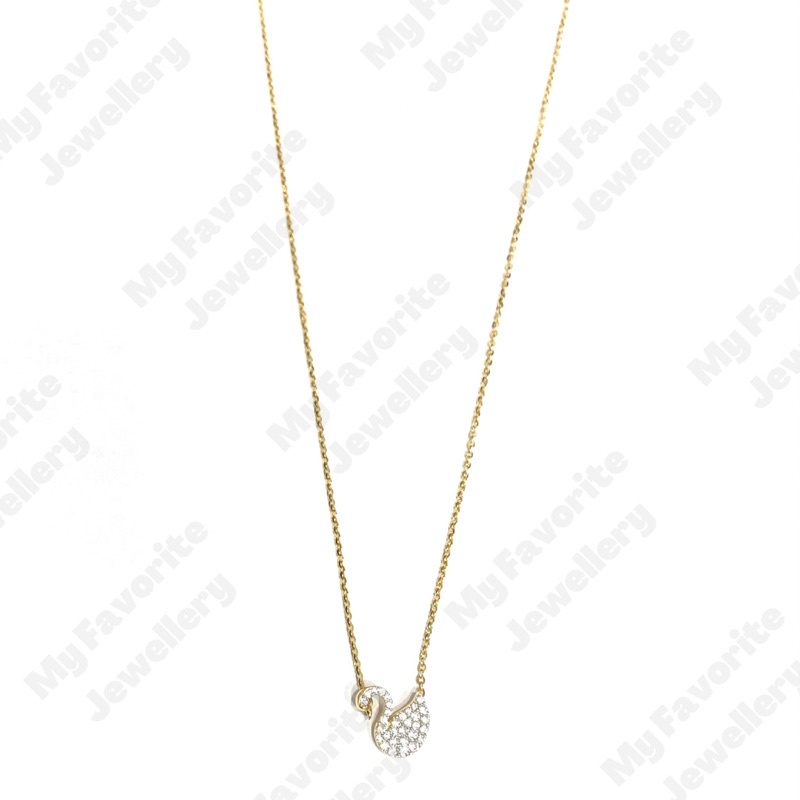 Kalung Swan AD Emas Asli Kadar 700 16K