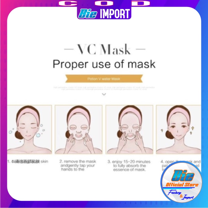 Masker BEOTUA VC Mousturising Tender Mask Sheet