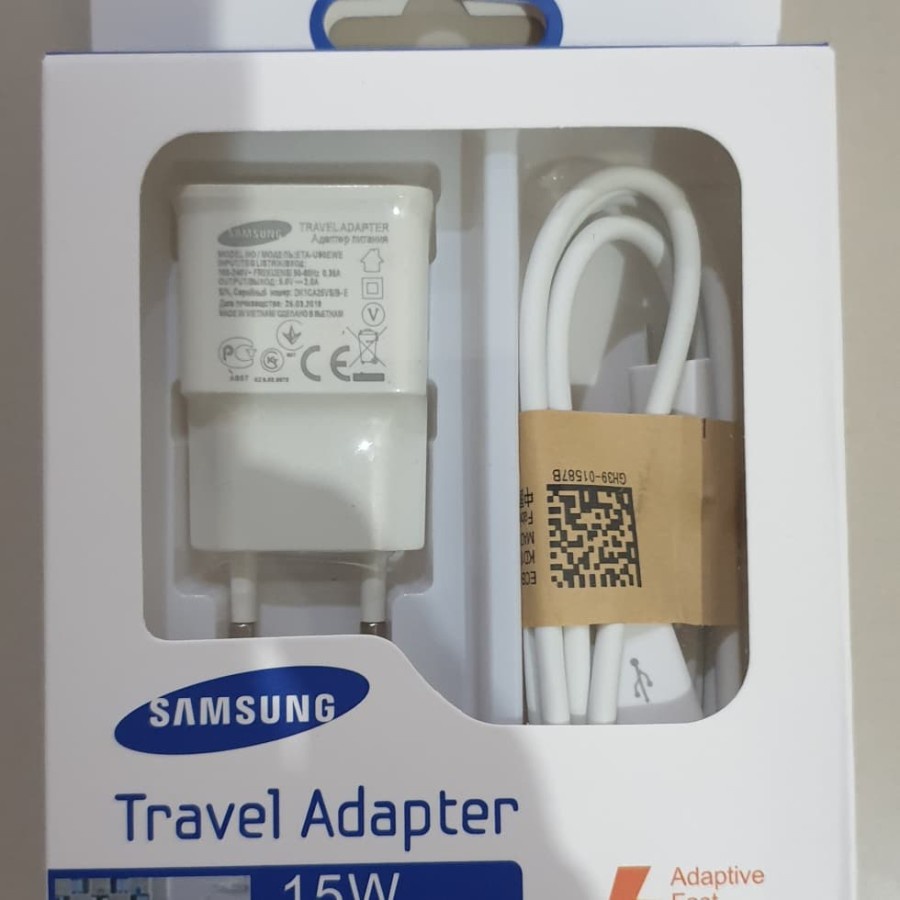 Charger Samsung Plus Kabel Travel Adapter 15w