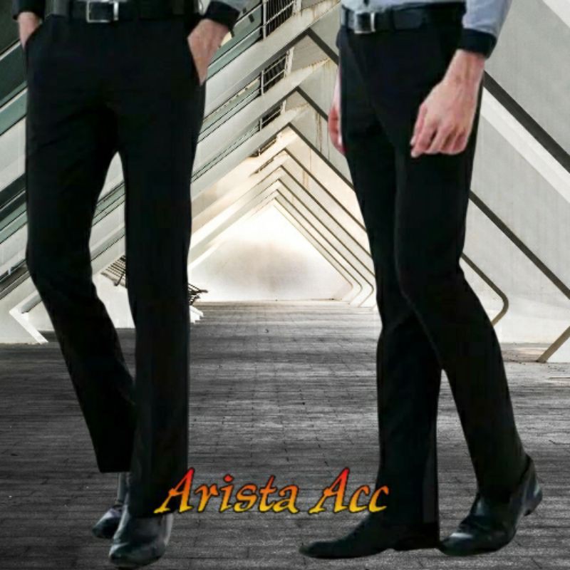 Celana Panjang Pria Formal Executive Kerja Slimfit Reguler Size 27-38