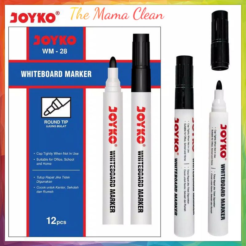 SPIDOL MARKER PERMANENT PM-17 PM-19 JOYKO BLACK HITAM