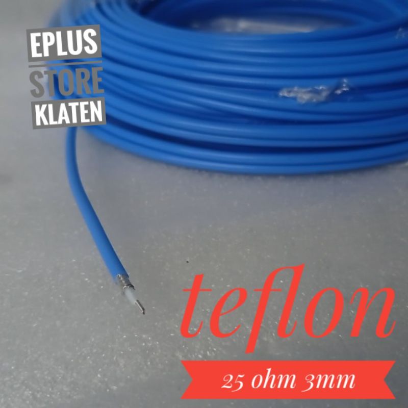 Coaxial Teflon 25ohm Semirigit 3mm 25 ohm