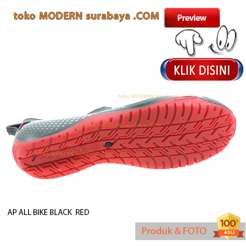 ALL BIKE MERAH AP BOOTS Sepatu Hujan Sepatu Bersepeda