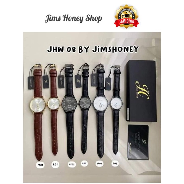 JHW 08 Jam tangan Couple Jims Honey Original-kapel-jam tangan pria dan wanita-cewek cowok-perempuan 