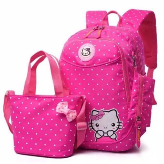 NEW PROMO Tas ransel anak karakter super hero Minnie Mickey hello kitty doraemon Thomas 2REST SZ M I