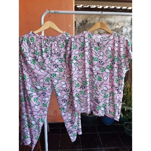 Set Piyama Katun Rayon || Aisha One Set