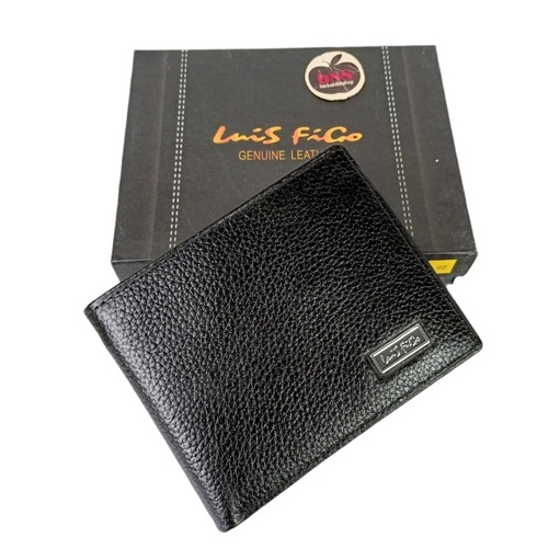 Dompet Pria Model Lipat Dua Polos Kulit Asli