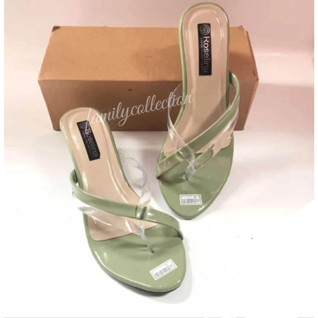 SANDAL JEPIT SILANG HAK 5CM - WEDGES WANITA - SANDAL HAK TAHU WANITA Jelly - SANDAL Jelly Hak 5cm