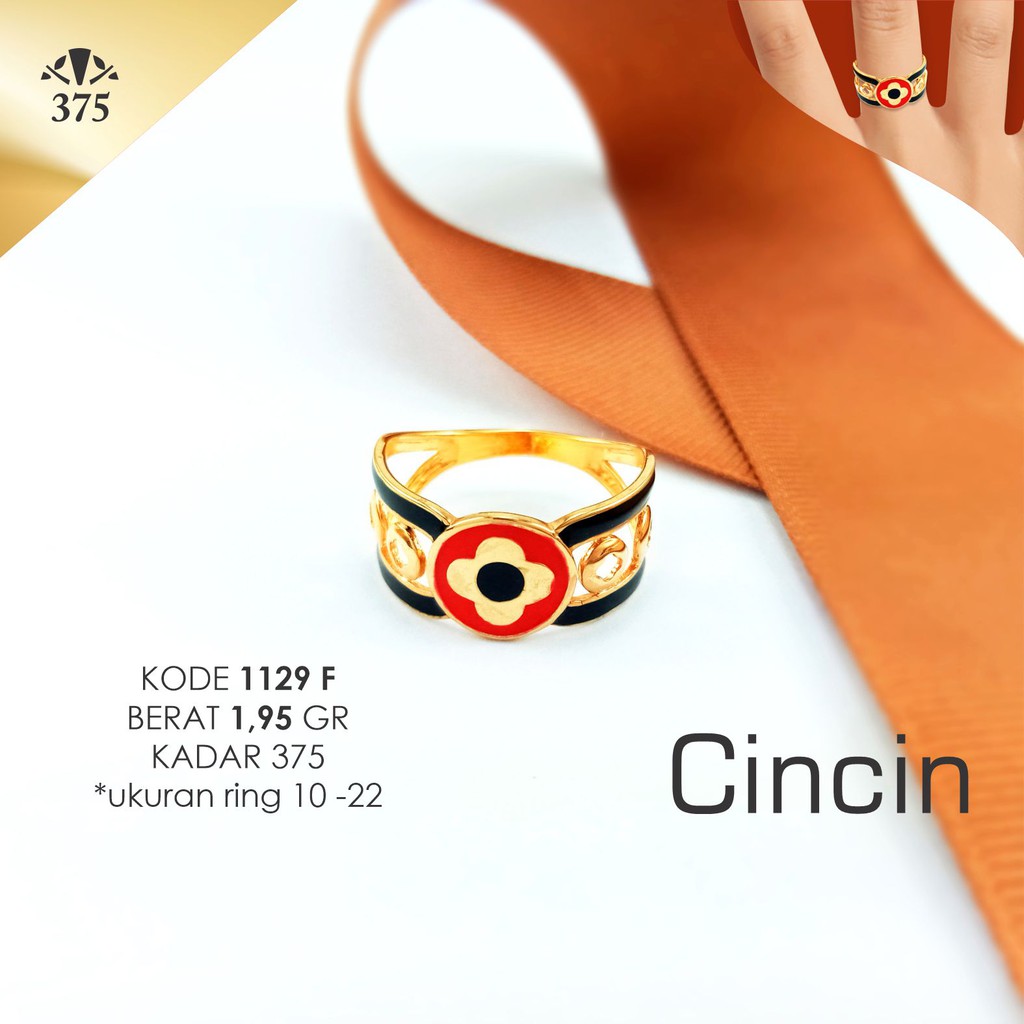 CINCIN EMAS ASLI VARIASI DUBAI 1129 F KADAR 375