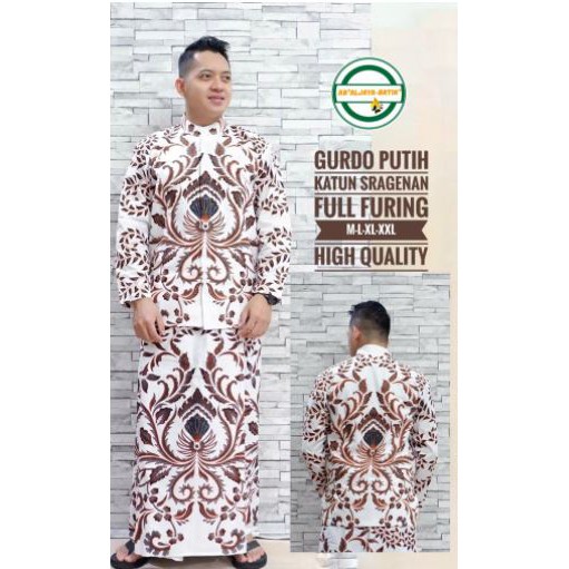 SETELAN SARUNG KEMEJA GURDO PUTIH BAJU KEMEJA BATIK PRIA SOLO LENGAN PANJANG PENDEK LAPIS FURING ATASAN PREMIUM MODERN KATUN HALUS SUNDOKORO KOPI LEPEK NAKULO WEDANTA NANDA JAYA DEWANGGA NAVY DEWANGGA UNGU PARIKESIT MAROON SUNGUT PUTIH SISIK SOGAN OPO KLA