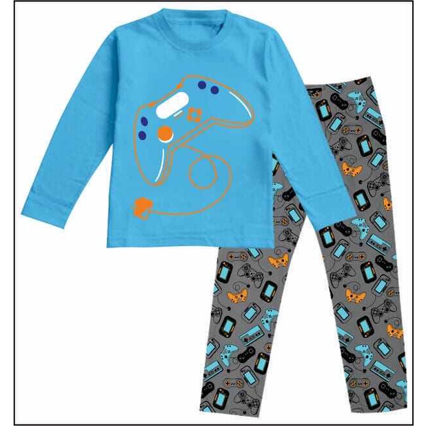 victory kid's setelan/piyama tangan panjang anak laki-laki/perempuan 1-10 thn
