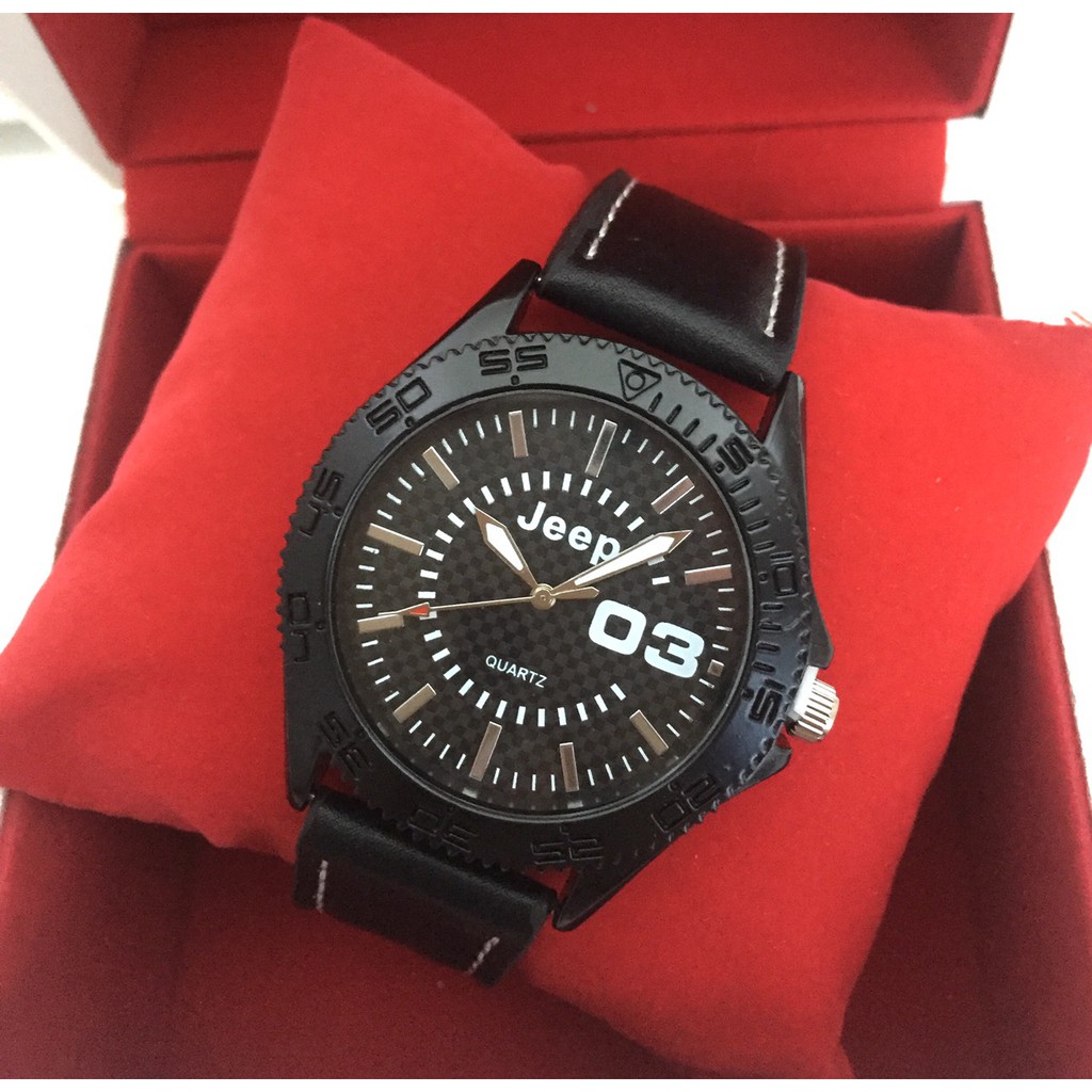 Jam Tangan Pria Jeep Leather