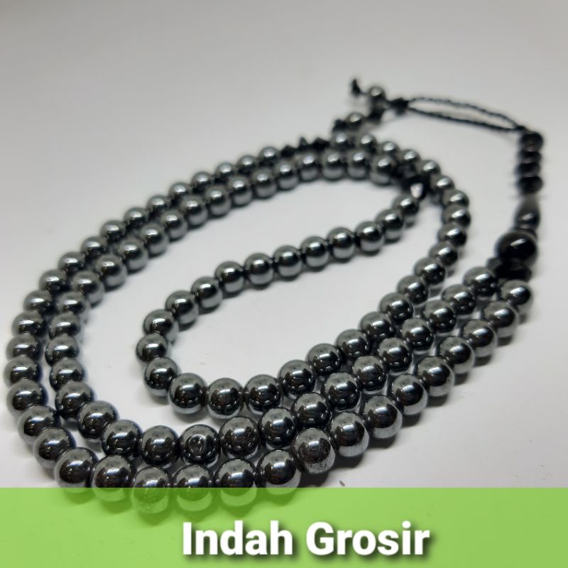 TASBIH BATU KESEHATAN BLUSTIN 6MM 99BUTIR NATURAL ORIGINAL