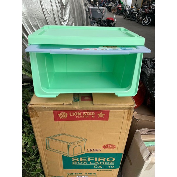 Lion Star Sefiro Box Large CA-10 Box Container Susun Serbaguna