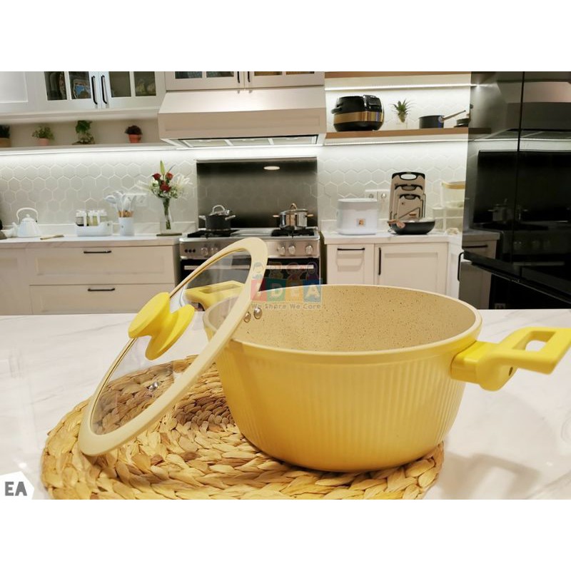 Swiden Yellow Pumpkin Set Panci Granite