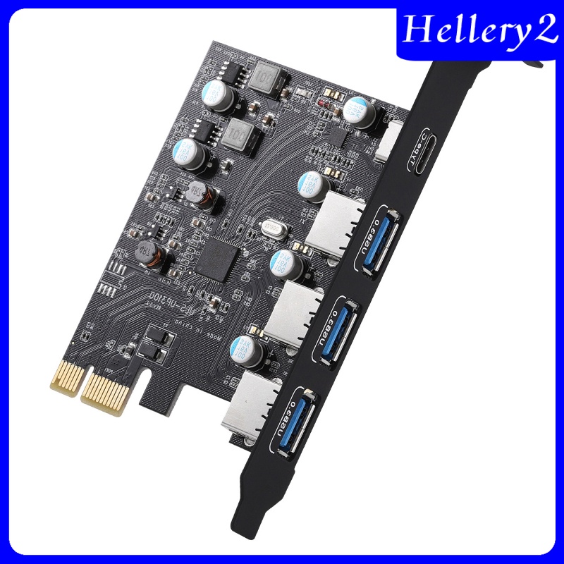 [HELLERY2] PCI-E to Type C (3), Type A (1) USB 3.0 4-Port PCI Express Expansion Card