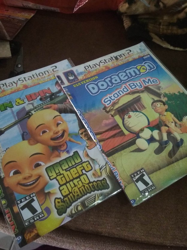 Kaset Dvd Ps2 Gta San Andreas Upin Ipin Shopee Indonesia