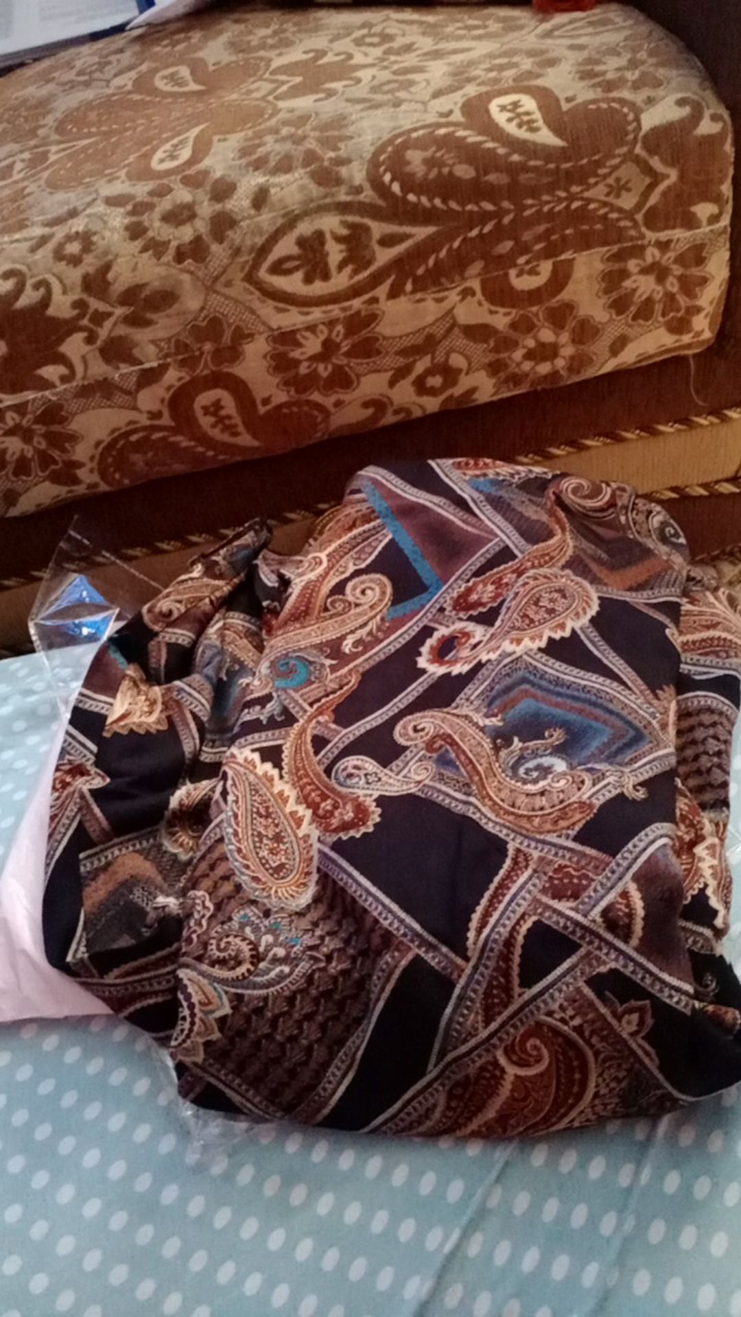 [cod] Gamis Rayon Viscose Discharge Motif Etnik Batik Bahan Adem, Jatuh