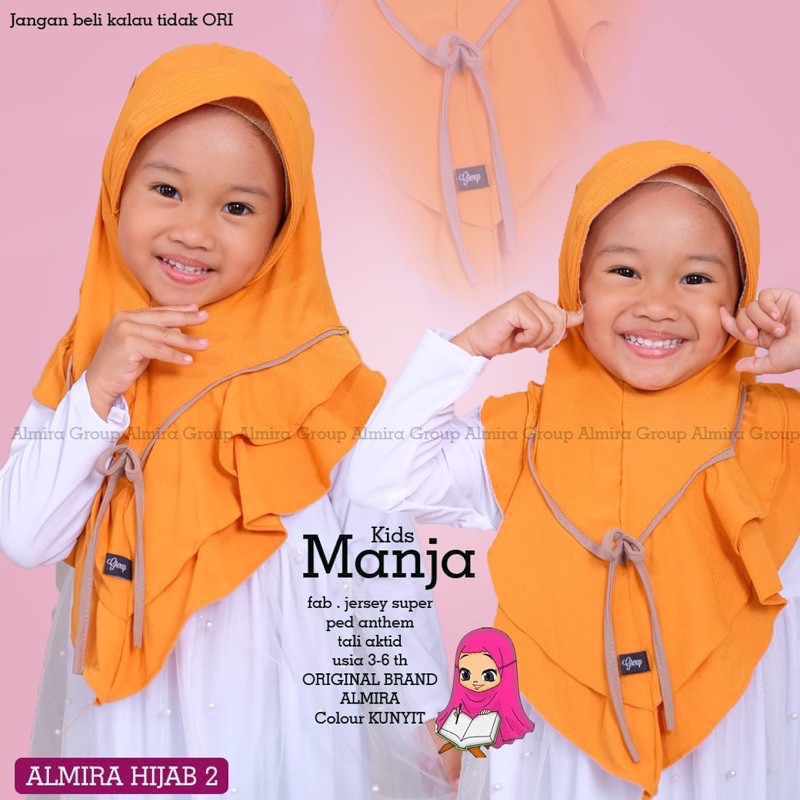 BISA COD|hijab anak manja by Almira hijab|kerudung anak