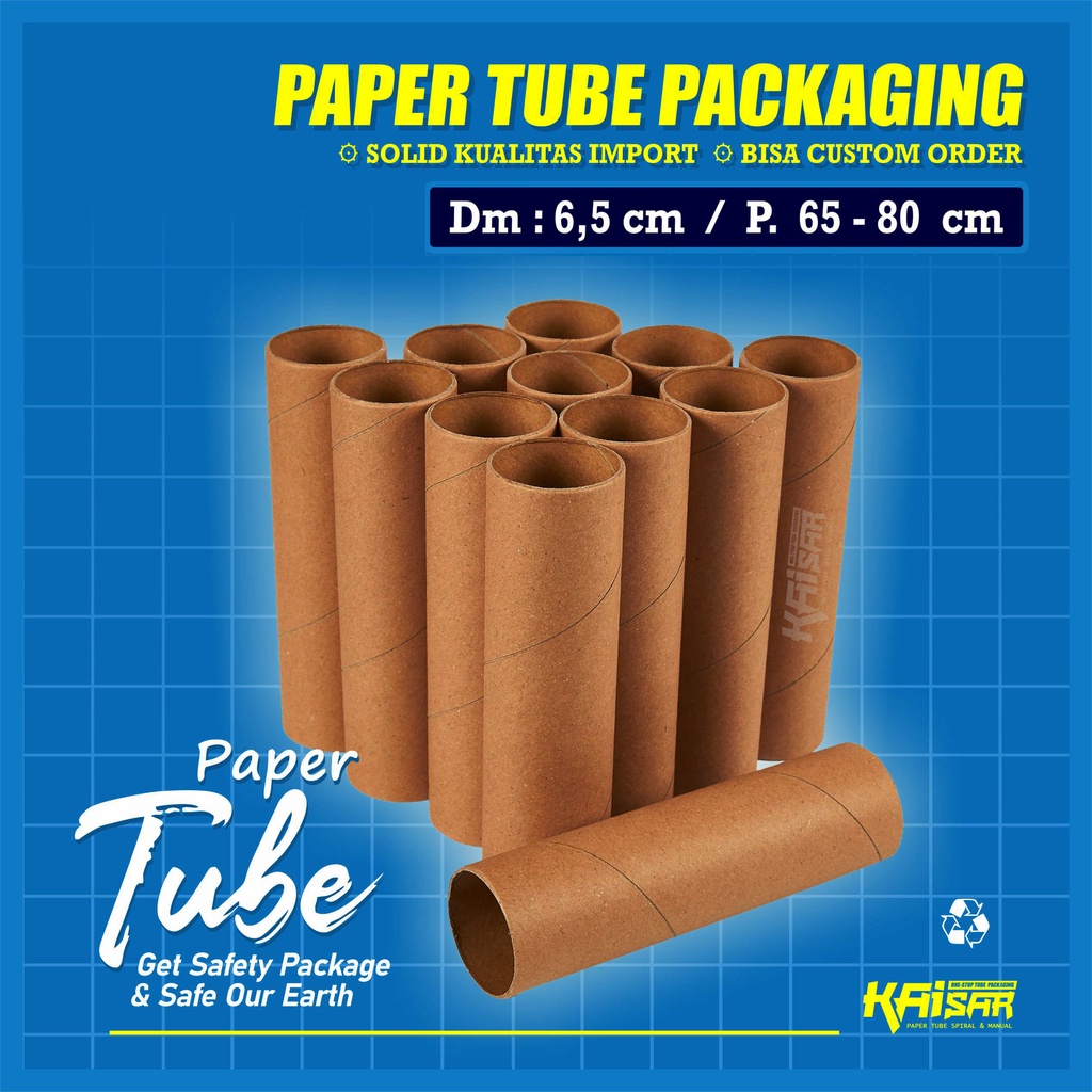 

Cardboard Tubes / Tabung Selongsong / Tube Packing Poster Sticker - Diameter 6.5 cm