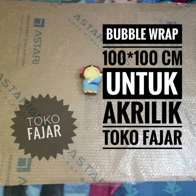 

Plastik Bubble wrap 100 x 100 cm