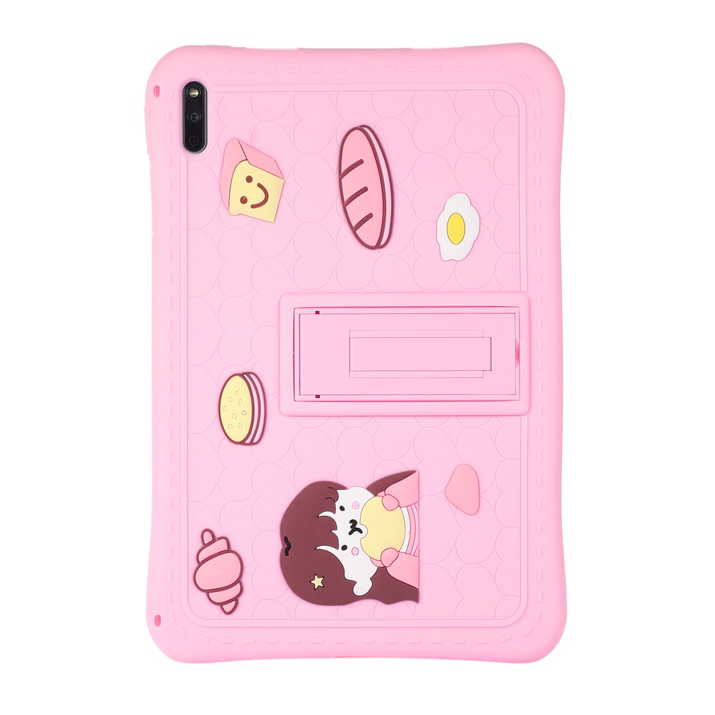 Untuk Huawei Matepad11 (2021) 10.95 &quot;Mate Pad11 Wi-Fi2021 10.95-inci Tablet Stand Case Fashion Perlindungan Silikon Lembut Kartun Pola Lucu Cover