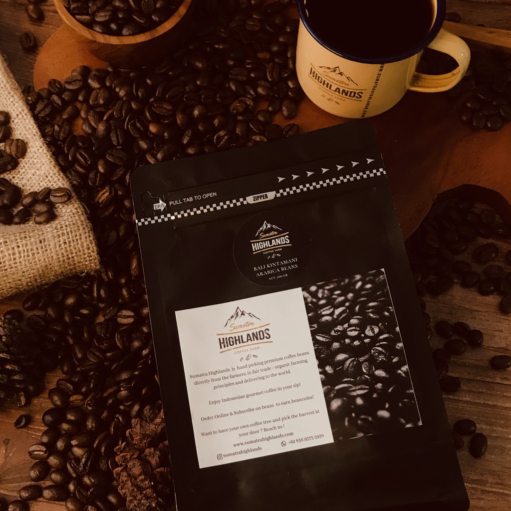 

KOPI BIJI BALI KINTAMANI ARABICA COFFEE BEANS 1000 GR