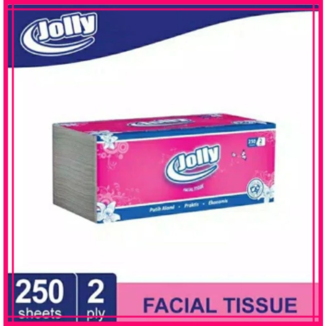 Tissue Tisu Jolly Facial Wajah 250 sheet 2ply