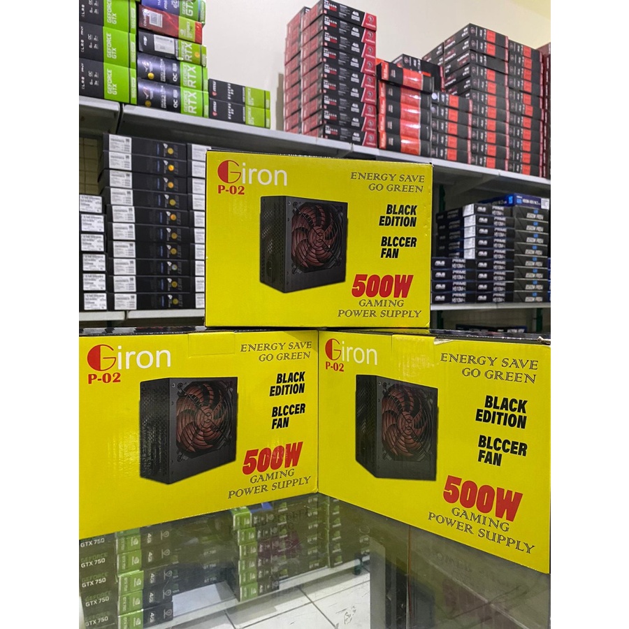 PSU POWER SUPPLY GIRON P02 500 WATT Garansi 1 Tahun