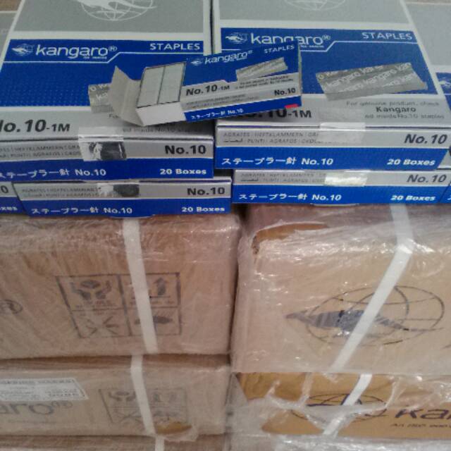 

Isi staples Kangaro No. 10-1M per 1 box