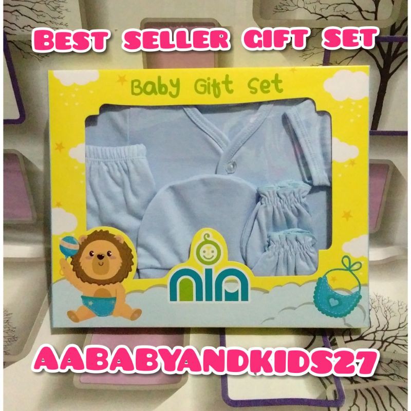 BABY SET NIA-KADO BAJU SET NIA-BABY SET NIA DUS-BAJU SET DUS MURAH MERIAH-KADO BAYI MURAH MERIAH