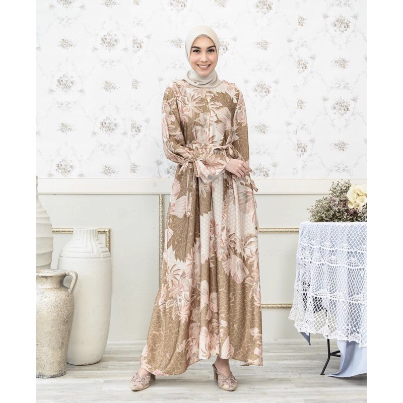 ALYSSA DRESS HAZEL size L by WEARING KLAMBY KUPU KUPU SERIES