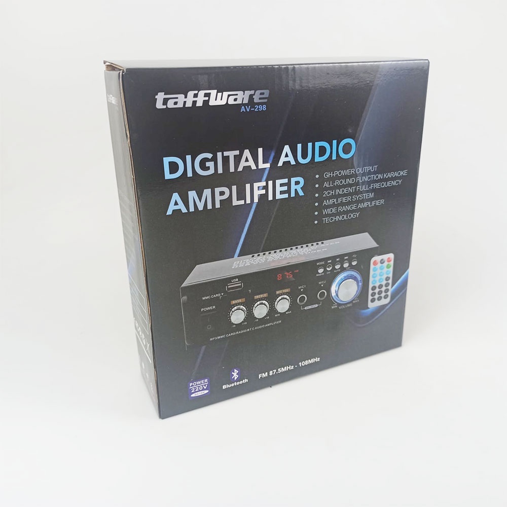 Bluetooth Audio Amplifier Karaoke Home Theater FM Radio 600W