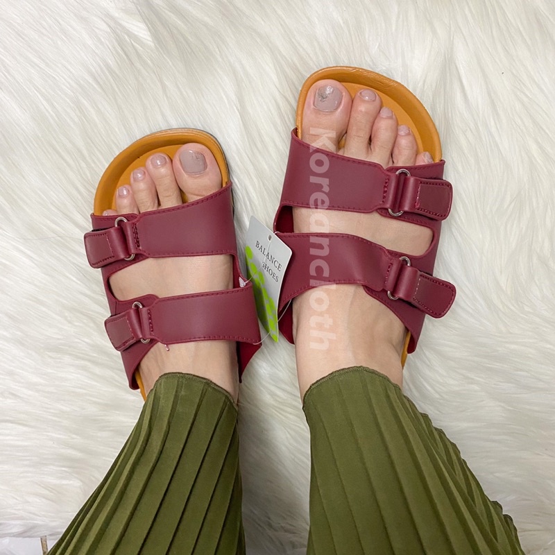 BALANCE 2187-1 SANDAL SLOP PEREMPUAN SANDAL IMPORT KARET TERMURAH