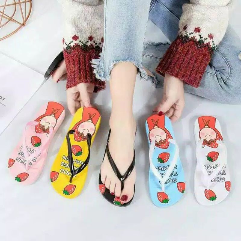 SANDAL JEPIT WANITA MOTIF MASHA