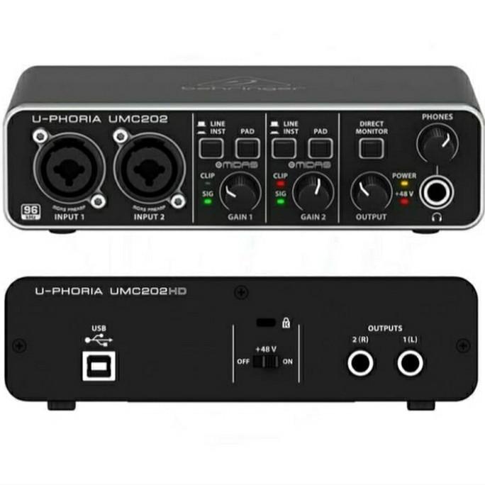 Behringer Soundcard UMC-202Hd / UMC 202Hd / UMC202Hd Audio Interface