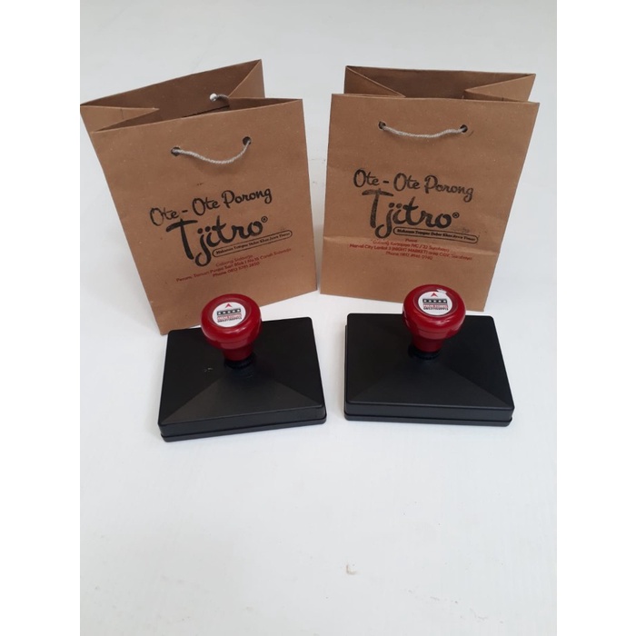 

(TERLARIS) Jual Stempel Flash Paperbag Kardus Makanan Kotak Makanan Paper Bag